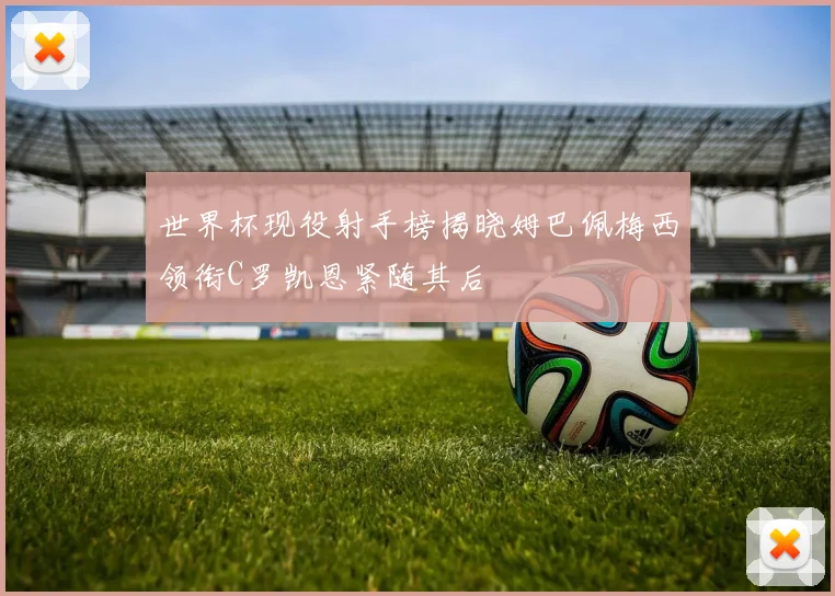 世界杯现役射手榜揭晓姆巴佩梅西领衔C罗凯恩紧随其后